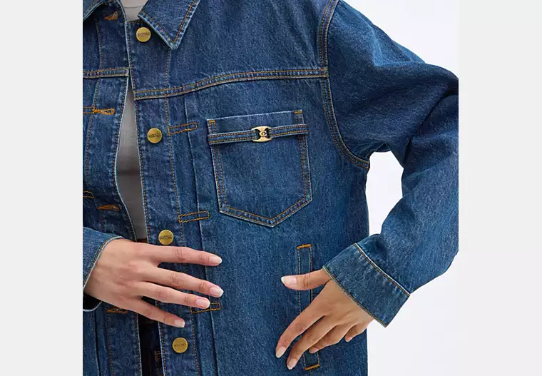 Heritage C Denim Trucker Jacket - Image 4