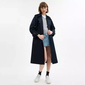 Relaxed trench coat