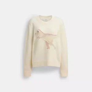 Crew Neck Sweater With Rexy
